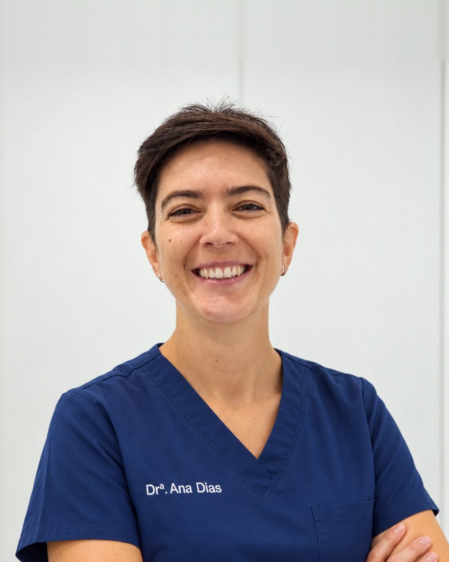 Dra. Ana de Freitas Dias, médica dentista da Clínica Guimarota em Leiria.