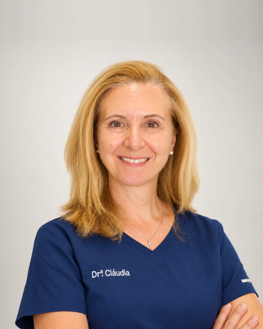 Dra. Cláudia Valente, médica dentista · diretora clínica da Clínica Guimarota em Leiria.